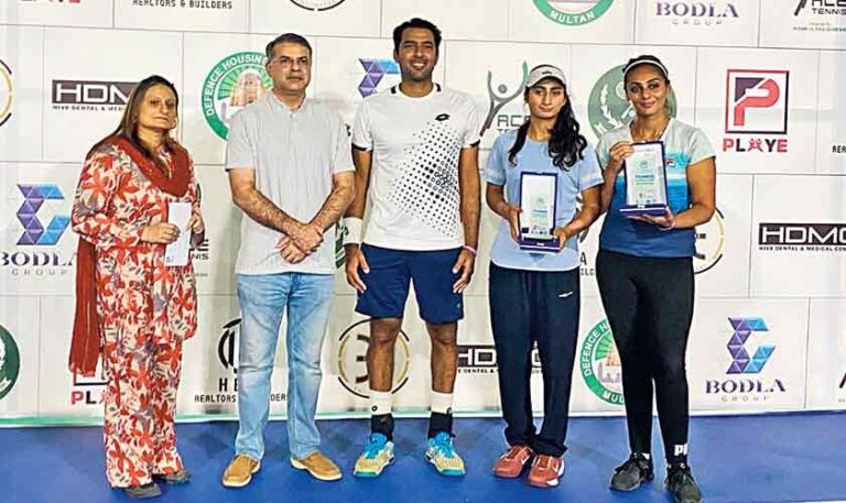 A Grand Slam for Multan: DHA Invitational revives tennis glory | Sports