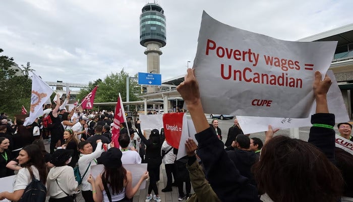 Air Canada forced to stall operations as workers press ahead with strike