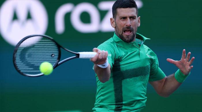 Djokovic marches into Miami quarters as Ruud exits 1 Djokovic marches into Miami quarters as Ruud exits