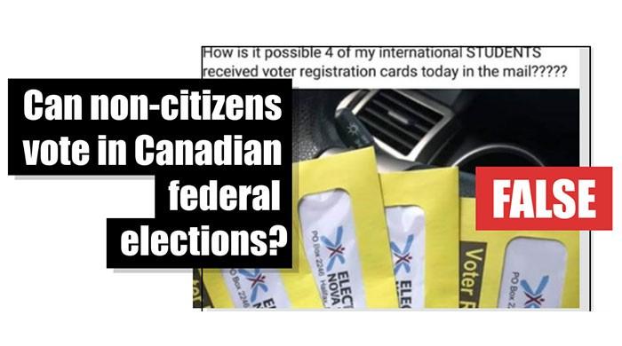 Fact-check: Can non-citizens vote in Canadian federal elections?