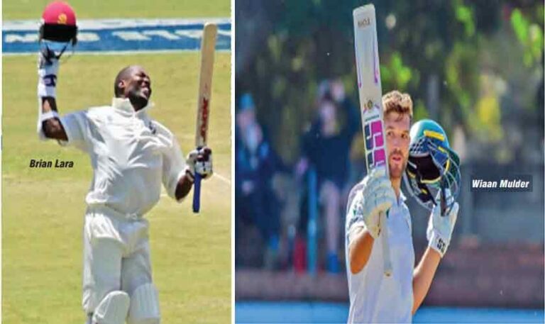 Hats off to Wiaan Mulder for respecting legendary Lara | Sports