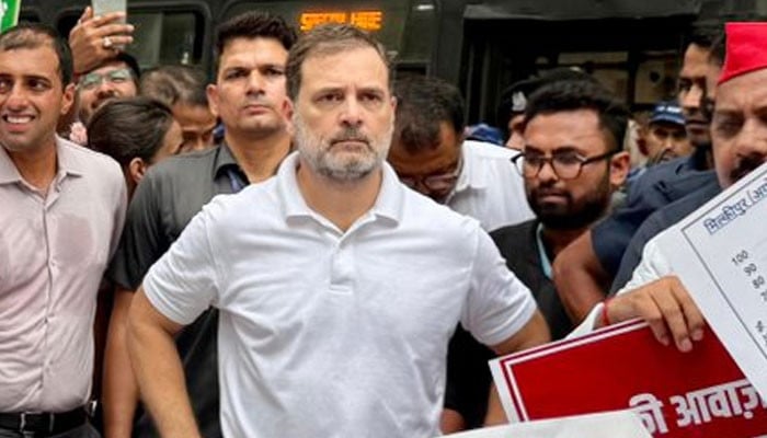 India's Rahul, Priyanka released after brief detention