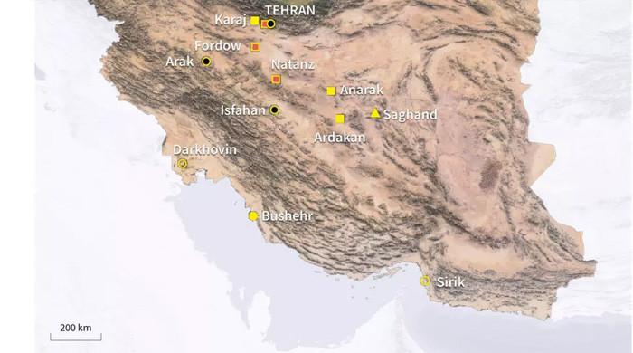 Key locations of Iran’s nuclear programme explained