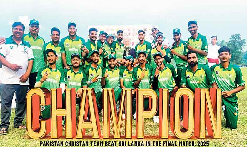 Pakistan Christian cricket team makes history by winning South Asian Legacy Cup | Sports