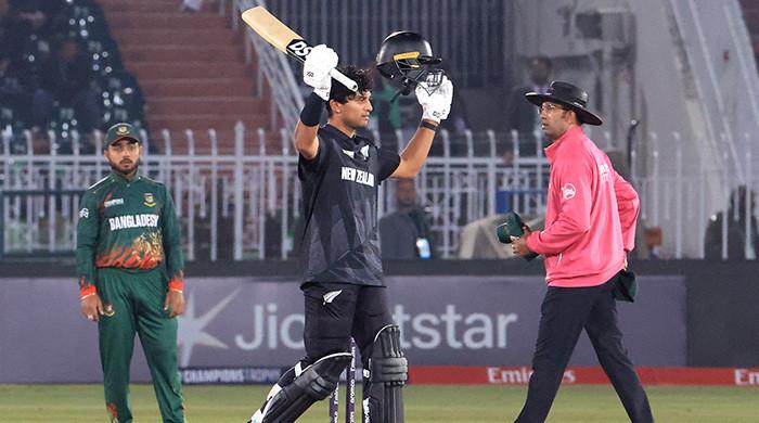 Ravindra stars as NZ thump Bangladesh to reach Champions Trophy semis