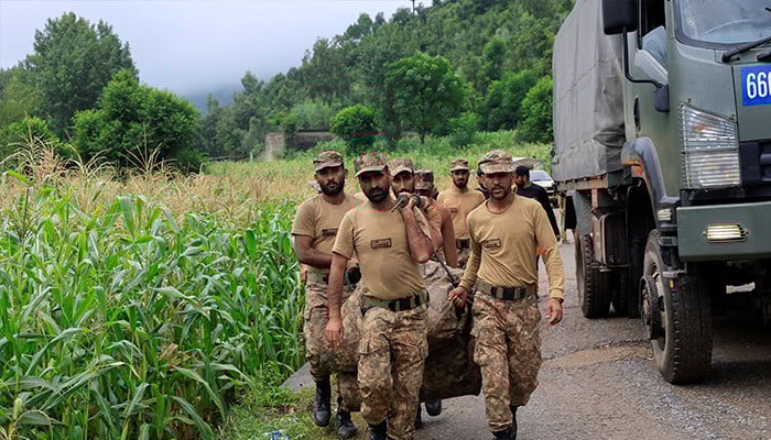 Rescue efforts underway in flood-hit KP with more rains expected nationwide