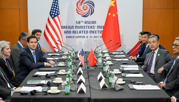 Rubio has 'positive' meeting with China's Wang at ASEAN talks