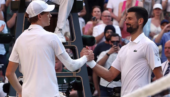 Sinner beats Djokovic to set up final against Alcaraz in Wimbledon semis