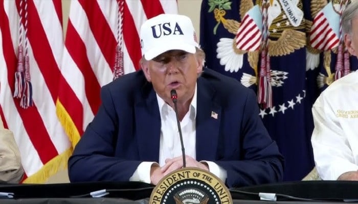 Trump voices shock at devastating scale of Texas flood damage